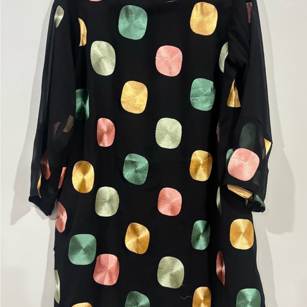 Colorful Polka Dot Dress